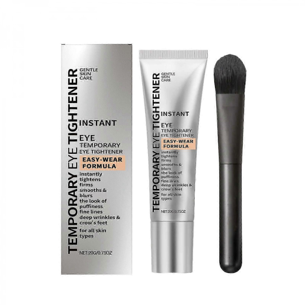 Cream/Dark Instant Eye Tightener : Reduce Bags, Circles, Wrinkles, Puffiness, Firm Skin, Anti-Aging, 3Pcs