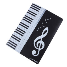 A4 Music Folder, Hinged Choir Folder, Piano Sheet Music Organizer, Durable Music Holder for Sheet Notes