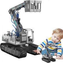 Technical Vehicle Toy, Construction Toy, Assembly Construction Vehicle, Educational Learning Projects, Hydraulic Power Toy