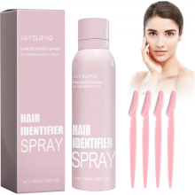 Hair Identifier Spray for Face & Body Shaving, Easy Clean Residue-Free, All Skin Types, 3pcs