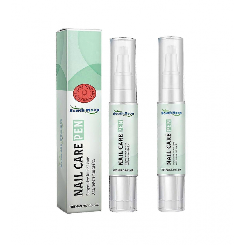 Health Nail Care Pen, Fast & Effective Fungal Nail Treatment with Tea Tree Oil & Vitamin, 2pcs for Healthy Fingernails & Toenails