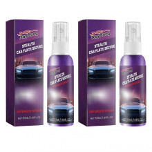 (2pcs) Stealth-Car Plate Secure Defender Spray Gentle Defense License Plate Spray Car Supplies