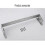 Towel Rack Clothes Drying Rack Extendable Wall Mounted Stainless Steel 5 Hanging Rails 5