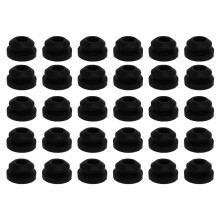 30x Rust Rubber Pot Feet Supports Pack Reduce Noise And Durable For