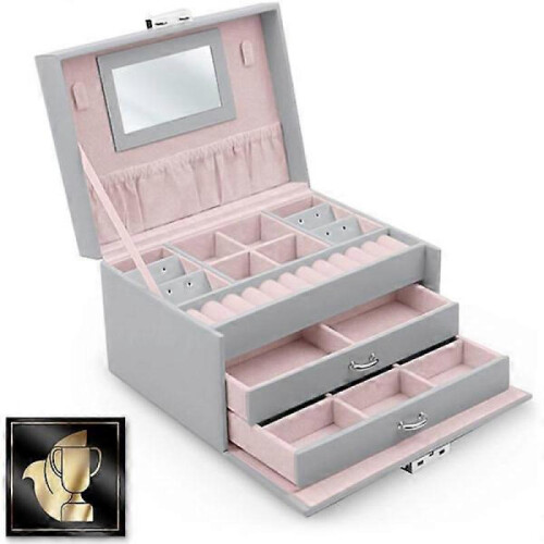 Massido MS-700 jewelry box, Gray 2