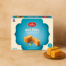 Haldiram's Milk Burfi – 300g Box (Traditional Indian Sweet | Mithai Gift Pack)