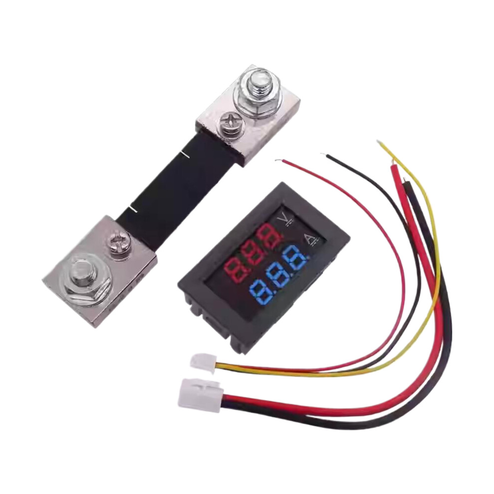 (100A metershunt) Compact Digital Meter For Voltage And Current Detection Black Current-image-OPC-PJV5YRP-NEW