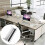 Cable Outlet Table Aluminum Cable Grommet Hole 2PCS Cable Grommet Hole Cover Cable Outlet Silver Cable Entry for Table Computer Organization Cables 5