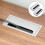 Cable Outlet Table Aluminum Cable Grommet Hole 2PCS Cable Grommet Hole Cover Cable Outlet Silver Cable Entry for Table Computer Organization Cables 4