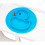 Baby Blue Duck Silicone Placemat, Non-Slip Suction Cup 4