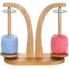 Yarn holder for knitting - Wooden yarn ball holder