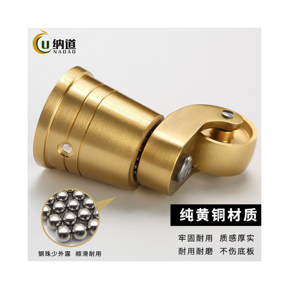 Brass Silent Heavy Duty Swivel Casters For Piano Sofa, Smooth Rolling Wheels 7632237341125