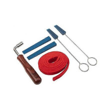6 Pcs Piano Tuning Tools, Piano Tuning Kit Professional Metal Rubber Tuning Mute Kit Includes Hammer