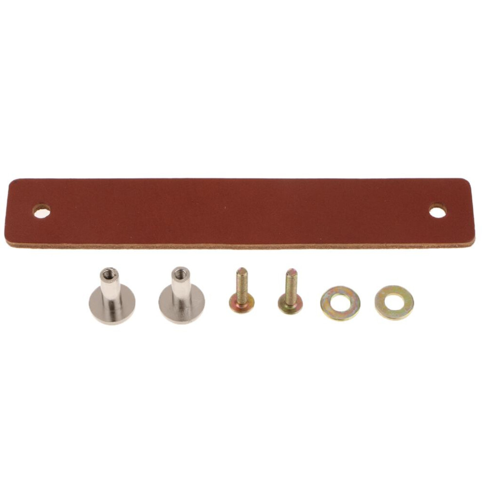 7piece Leather Drawer Handles Stylish Long-lasting Durability Yet-image-OPC-PJV65GD-NEW