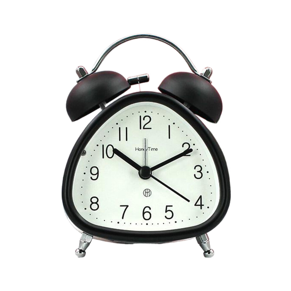 (black) Loud Alarm Clock With Nightlight Function Simple Alarm Clock Can Light-image-OPC-PJV675N-NEW