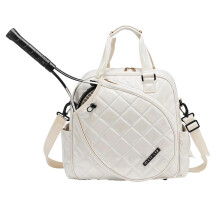 Large Tennis Racket Bag, Waterproof Shoulder Bag with Adjustable Strap, Foldable Sports Bag for Gym, Cycling, Hiking, Outdoor Use