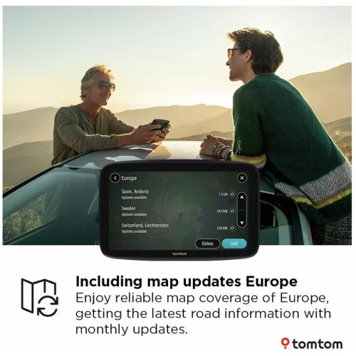 TomTom - GO Classic 5 2ª Geração - GPS para Carro - 5 polegadas - TomTom Traffic - Orientação em Mudança de Faixa - Mapa da Europa 27 2