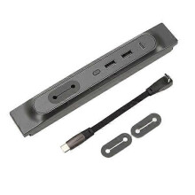 Center Console USB Hub, Multi-Port Docking Station, Replacement for Tesla Model 3 Y 2021‑2023