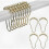 Rustproof Metal Shower Curtain Hooks for Bathroom 2