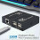 120M USB Extender 4 Port USB2.0 Hub Extender over RJ45 Ethernet USB UTP Extension Transmitter Receiver 5