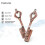 USB Flash Drive 32GB, Retro Metal Key Shape USB Memory Stick USB 2.0 Pen Drive 4