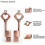 USB Flash Drive 32GB, Retro Metal Key Shape USB Memory Stick USB 2.0 Pen Drive 3