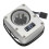PC Water Cooling Meter 12V Small 3pin Interface G1/4 Thread Durable Acrylic Rustproof Computer Flow Meter 4