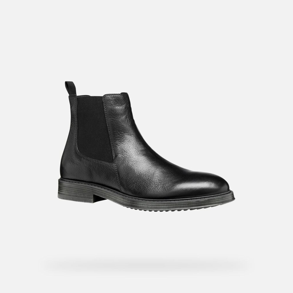 Geox (, (Adults')) Henreys Leather Boots Men's Black Size 10