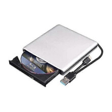 External Blu Ray Dvd Drive 3d, USB 3.0 and Type-c Bluray Cd Dvd Reader Slim Optical Portab