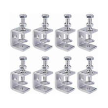 C-Clamps, 8 pcs 304 Stainless Steel Heavy Duty C-Clamps, Stainless Steel C-Clamps, Heavy Duty Stainless Steel Clamp