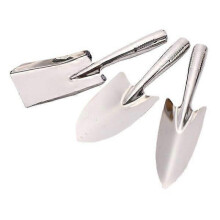 Gardening Tool Set, 3-Piece Stainless Steel Gardening Tools with Hand Trowel, Pointed Shovel, Hand Fork, Durable Gardening Tools for Men and