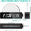 Alarm clock with light, digital clock, analog sunrise wake-up, multip 2