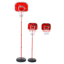 (Hoop + 2 Basketballs) Children Basketball Shooting Frame Can Be Lifted Outdoor Indoor Sports Kids Basketball Frame Toys