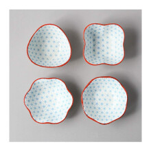 Ramekin Series Mini Dessert Bowls, Porcelain Fast Food Ramekins, Ceramic Dish Set for Desserts, 4 Oz Size
