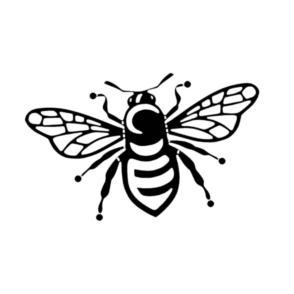 Metal Bee Wall Art Decoration Farmhouse Bathroom Outdoor Rustic Size-image-OPC-PJV7W6T-NEW