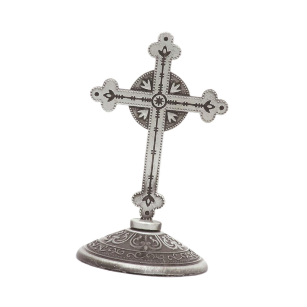 Catholic Christian Cross Figurine Desktop Ornament For Home Office-image-OPC-PJV7WB5-NEW