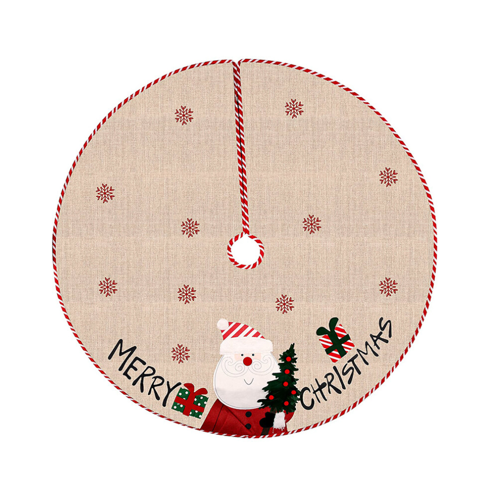 Round tree cover Christmas tree, 108 cm retro Christmas tree cover-image-OPC-PJV8JSS-NEW