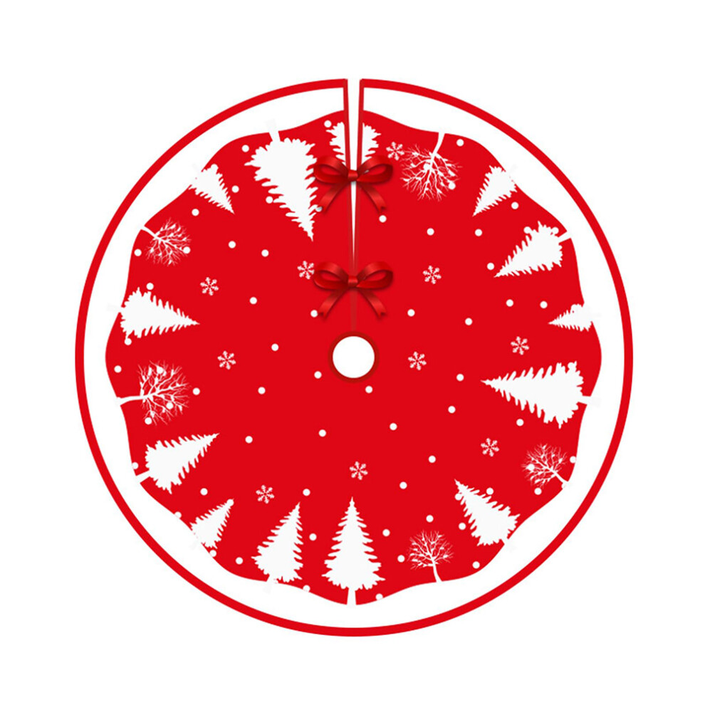 Christmas tree skirt, Christmas tree skirt red round Christmas tree skirt-image-OPC-PJV8JTH-NEW