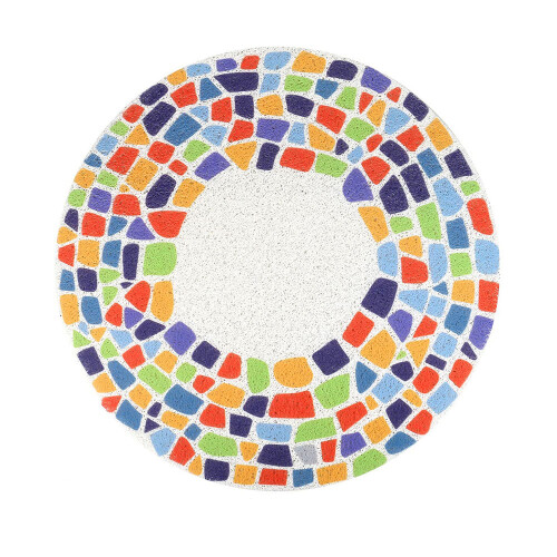 Safety shower mat, 60*60 cm for wet areas, quick drying 1