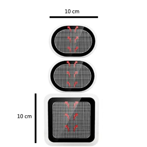 Replacement gel pads, 3 electrode pads, updated body pads 2