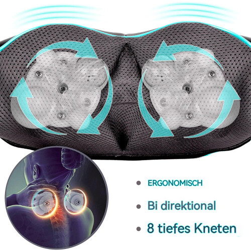 Back, Shoulder and Neck 3D Electric Heating Body Massager 2