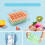 Ice cube tray, 2 pieces silicone ice cube tray with lid 3