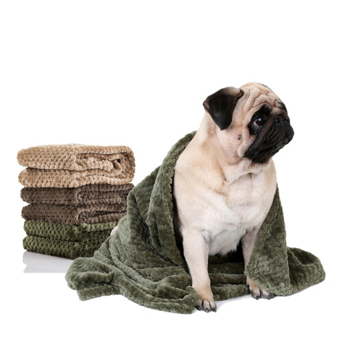 Cobertor para cachorro, cobertor de lã macia, cobertor lavável 2