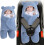 Cobertor com capuz para recém-nascidos, saco de dormir, cobertor para bebê 6