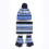 Conjunto de gorro e cachecol de malha quente de inverno 3 em 1 1