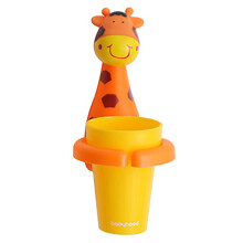 Porta-escovas de dentes infantil, com copo, porta-escovas em formato de animal