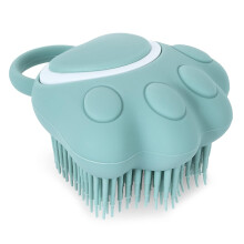 Escova de banho de silicone para cães, escova de banho para animais de estimação