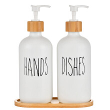 Dávkovač mydla Matt Bathroom Set, šampón, mlieko, dávkovač mydla na ruky