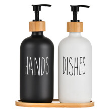 Dávkovač mydla Matt Bathroom Set, šampón, mlieko, dávkovač mydla na ruky