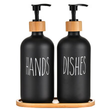 Dávkovač mydla Matt Bathroom Set, šampón, mlieko, dávkovač mydla na ruky